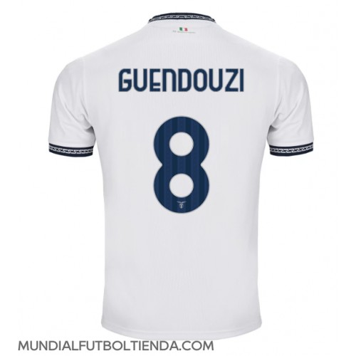 Camiseta Lazio Matteo Guendouzi #8 Tercera Equipación Replica 2023-24 mangas cortas